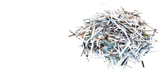 Shredded paper