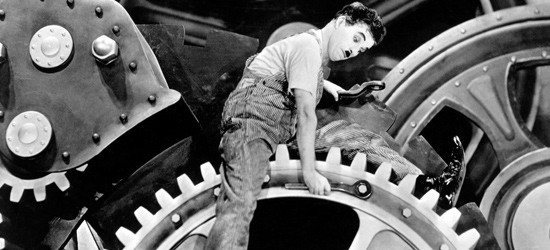 Chaplin fixing cogs