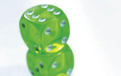 Green dice