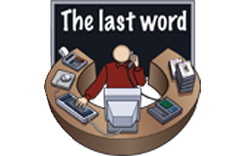 The last word