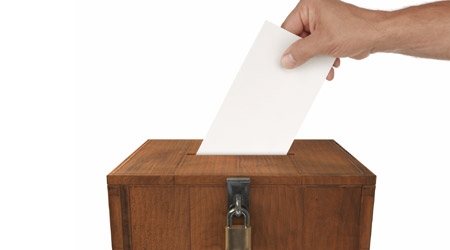 Hand posting vote